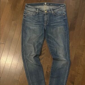 7 For All Mankind Classic Blue Denim Jeans